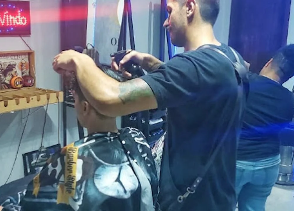Marinho durante um atendimento